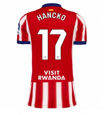 Atletico Madrid David Hancko #17 Hjemmebanetrøje Dame 2026-27 Kortærmet